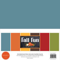 Carta Bella Paper - Fall Fun Collection - 12 x 12 Paper Pack - Solids