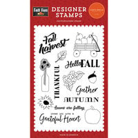 Carta Bella Paper - Fall Fun Collection - Clear Photopolymer Stamps- Fall Harvest