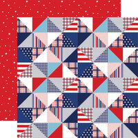 Carta Bella Paper - Fourth Of July Collection - 12 x 12 Double Sided Paper - American Made