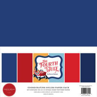 Carta Bella Paper - Fourth Of July Collection - 12 x 12 Paper Pack - Solids