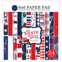 Carta Bella Paper - Fourth Of July Collection - 6 x 6 Paper Pad