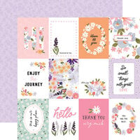 Carta Bella Paper - Flora No. 5 Collection - 12 x 12 Double Sided Paper - Cool Journaling Cards
