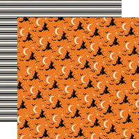 Carta Bella Paper - Halloween Fun Collection - 12 x 12 Double Sided Paper - Halloween Night