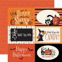 Carta Bella Paper - Halloween Fun Collection - 12 x 12 Double Sided Paper - 6 x 4 Journaling Cards