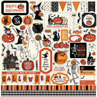 Carta Bella Paper - Halloween Fun Collection - 12 x 12 Cardstock Stickers - Element