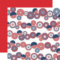 Carta Bella Paper - God Bless America Collection - 12 x 12 Double Sided Paper - Fanfare