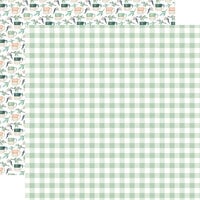 Carta Bella Paper - Gather At Home Collection - 12 x 12 Double Sided Paper - Paired With Plaid