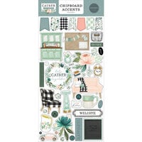 Carta Bella Paper - Gather At Home Collection - Chipboard Embellishments - Accents