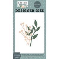 Carta Bella Paper - Gather At Home Collection - Designer Dies - Berry and Leaf