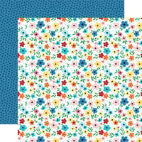 Carta Bella Paper - Happy Crafting Collection - 12 x 12 Double Sided Paper - Happy Floral