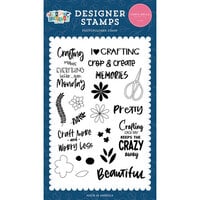 Carta Bella Paper - Happy Crafting Collection - Clear Photopolymer Stamps - Craft More