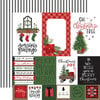 Carta Bella Paper - Home For Christmas Collection - 12 x 12 Double Sided Paper - Multi Journaling Cards