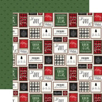 Carta Bella Paper - Home For Christmas Collection - 12 x 12 Double Sided Paper - Deck The Halls