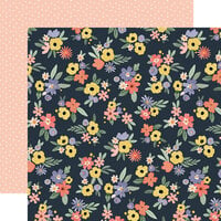 Carta Bella Paper - Here There And Everywhere Collection - 12 x 12 Double Sided Paper - Bright Floral