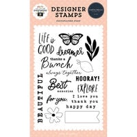 Carta Bella Paper - Here There And Everywhere Collection - Clear Photopolymer Stamps - Dreamer