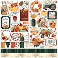 Carta Bella Paper - Harvest Collection - 12 x 12 Cardstock Stickers - Element
