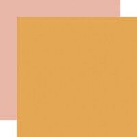 Carta Bella Paper - Harvest Collection - 12 x 12 Double Sided Paper - Yellow - Pink