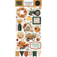 Carta Bella Paper - Harvest Collection - Chipboard Embellishments - Accents