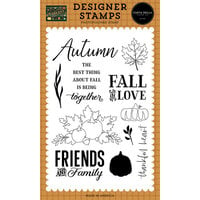 Carta Bella Paper - Harvest Collection - Clear Photopolymer Stamps - Fall In Love