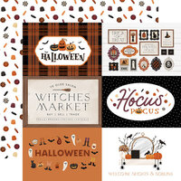 Carta Bella Paper - Halloween Collection - 12 x 12 Double Sided Paper - 6 x 4 Journaling Cards