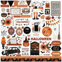 Carta Bella Paper - Halloween Collection - 12 x 12 Cardstock Stickers - Elements