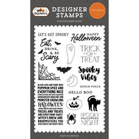 Carta Bella Paper - Halloween Collection - Clear Photopolymer Stamps - Let's Get Spooky