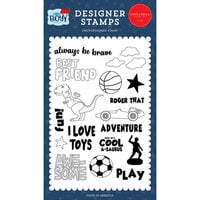 Carta Bella Paper - Little Boy Collection - Clear Photopolymer Stamps - Always Be Brave