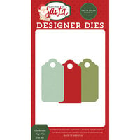 Carta Bella Paper - Letters To Santa Collection - Christmas - Designer Dies - Christmas Tag Trio