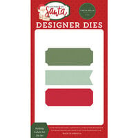 Carta Bella Paper - Letters To Santa Collection - Christmas - Designer Dies - Holiday Labels Set