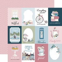 Carta Bella Paper - My Favorite Things Collection - 12 x 12 Double Sided Paper - 3 x 4 Journaling Cards