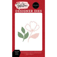 Carta Bella Paper - My Valentine Collection - Designer Dies - So Lovely Flower Die