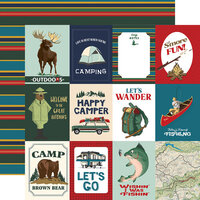 Carta Bella Paper - Outdoor Adventures Collection - 12 x 12 Double Sided Paper - 3 x 4 Journaling Cards