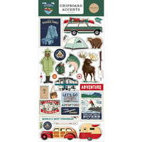 Carta Bella Paper - Outdoor Adventures Collection - Chipboard Stickers - Accents