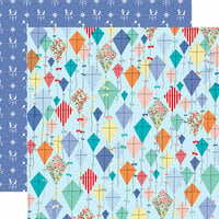 Carta Bella Paper - Practically Perfect Collection - 12 x 12 Double Sided Paper - Dancing Kites
