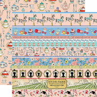 Carta Bella Paper - Practically Perfect Collection - 12 x 12 Double Sided Paper - Border Strips