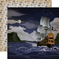 Carta Bella Paper - Pirates Collection - 12 x 12 Double Sided Paper - Briny Deep