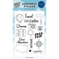 Carta Bella Paper - Road Trip Collection - Clear Photopolymer Stamps - Lost