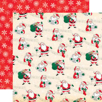 Carta Bella Paper - Seasons Greetings Collection - Christmas - 12 x 12 Double Sided Paper - I Believe In Santa