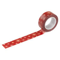 Carta Bella Paper - Vintage Christmas Collection - Washi Tape - Sparkling Snowflakes