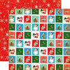 Carta Bella Paper - A Very Merry Christmas Collection - 12 x 12 Double Sided Paper - Christmastime Squares