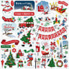 Carta Bella Paper - White Christmas Collection - 12 x 12 Cardstock Stickers - Elements