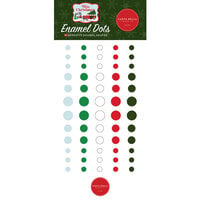 Carta Bella Paper - White Christmas Collection - Enamel Dots
