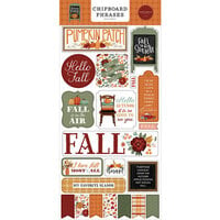 Carta Bella Paper - Welcome Fall Collection - Chipboard Embellishments - Phrases
