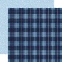 Carta Bella Paper - Wintertime Collection - Christmas - 12 x 12 Double Sided Paper - January Plaid