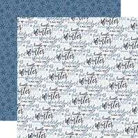 Carta Bella Paper - Welcome Winter Collection - 12 x 12 Double Sided Paper - Bundle Up