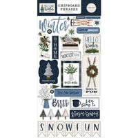 Carta Bella Paper - Welcome Winter Collection - Chipboard Embellishments - Phrases