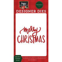 Carta Bella Paper - Happy Christmas Collection - Designer Dies - Jolly Merry Christmas