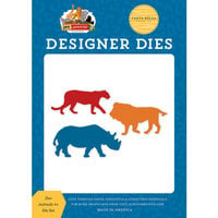 Carta Bella Paper - Zoo Adventure Collection - Designer Dies - Zoo Animals Number 1