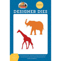 Carta Bella Paper - Zoo Adventure Collection - Designer Dies - Zoo Animals Number 2