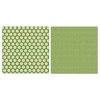 Carolee's Creations - Adornit - Vintage Groove Collection - 12 x 12 Double Sided Paper - Vintage Polka Dot Green